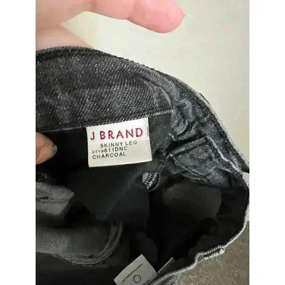 J Brand L'Agence Charcoal Skinny Leg Jeans Size 26 - Picture 8 of 14